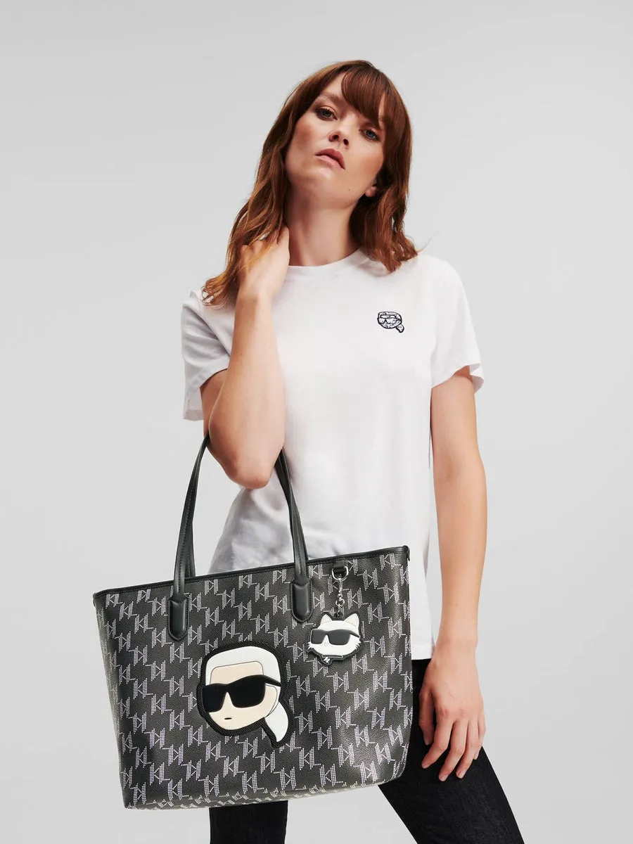 K/IKONIK MONOGRAM LARGE TOTE
