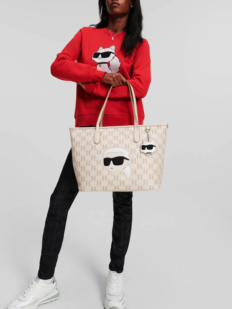 K/IKONIK MONOGRAM LARGE TOTE