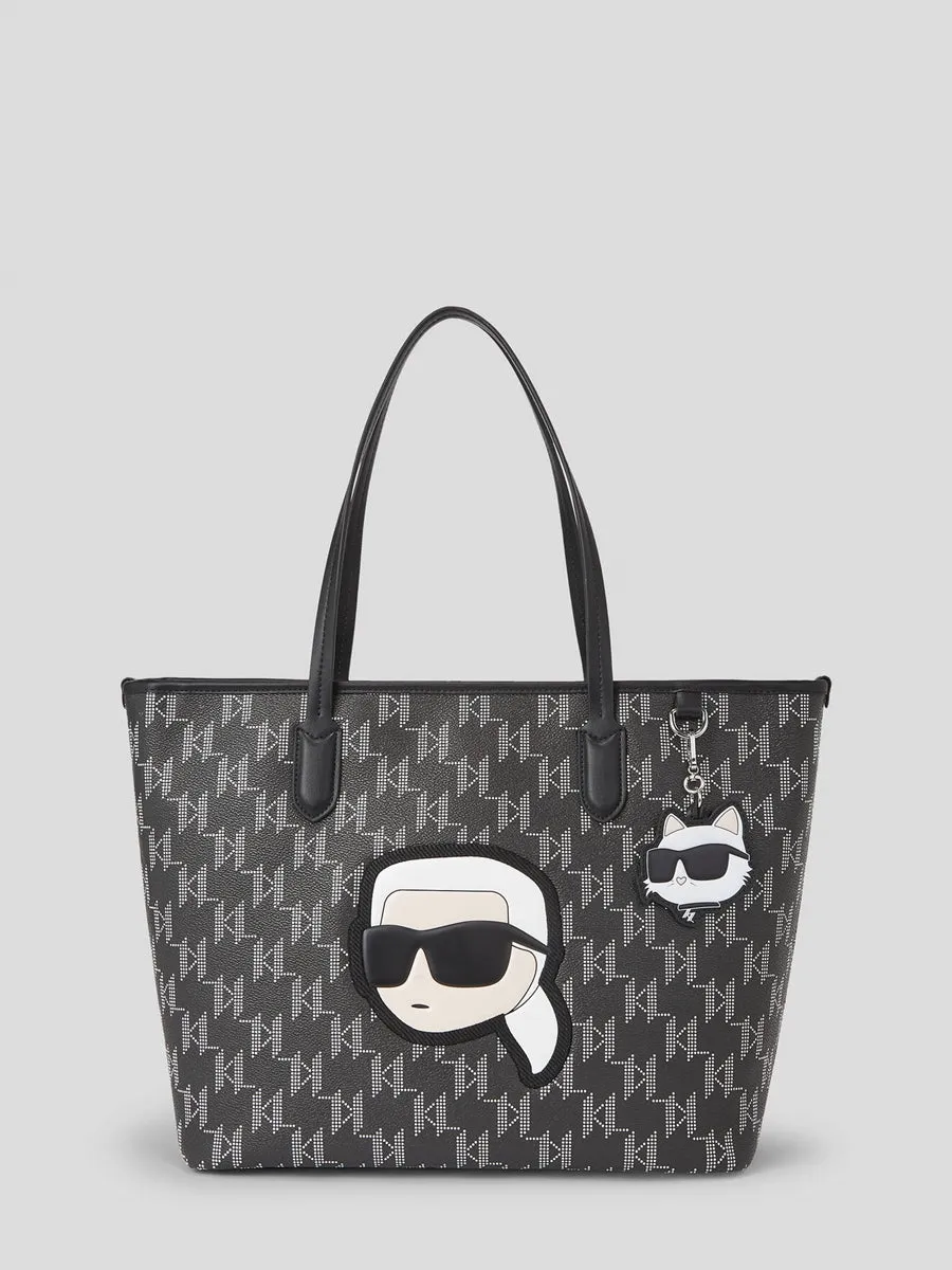 K/IKONIK MONOGRAM LARGE TOTE