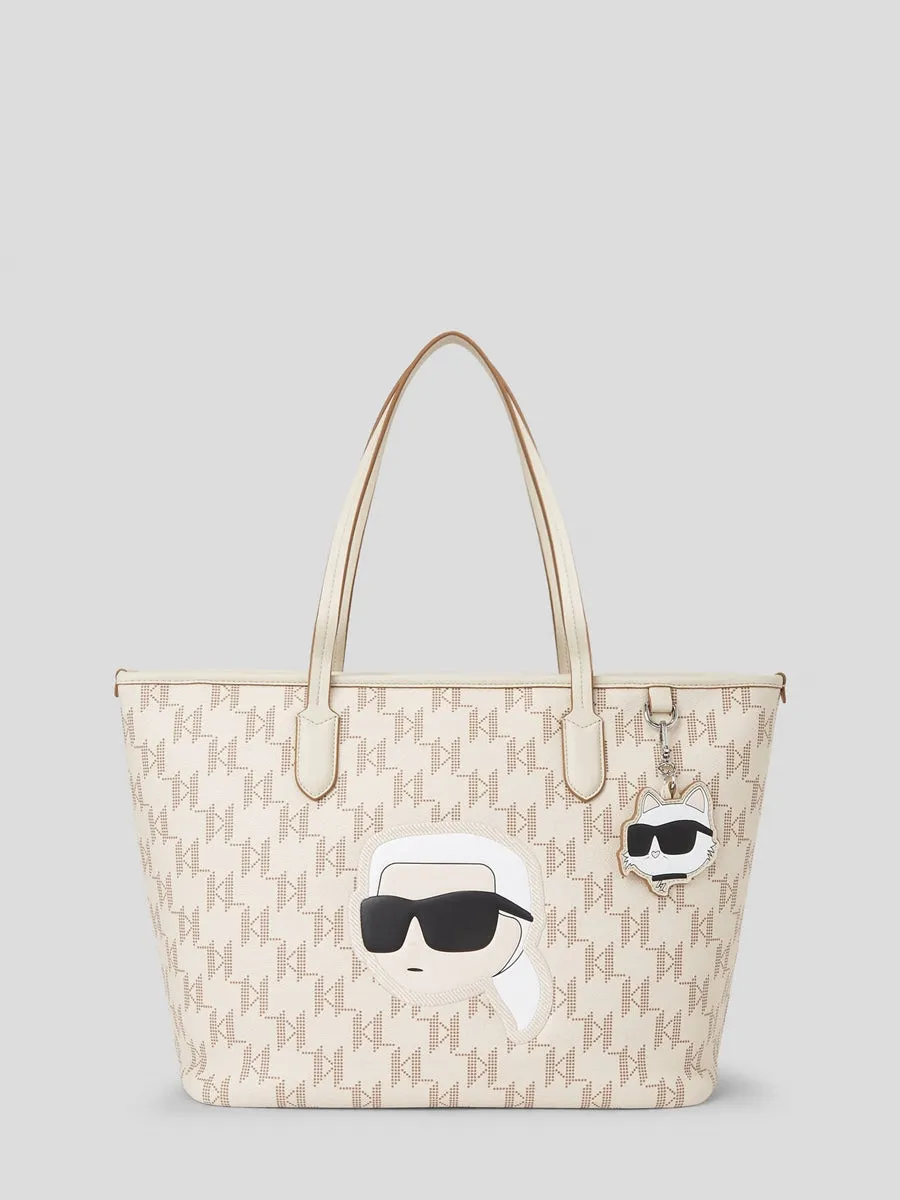 K/IKONIK MONOGRAM LARGE TOTE