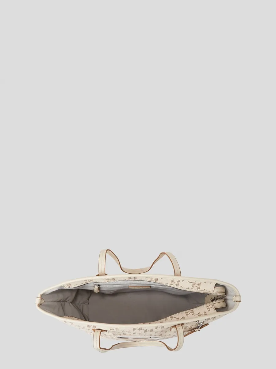 K/IKONIK MONOGRAM LARGE TOTE