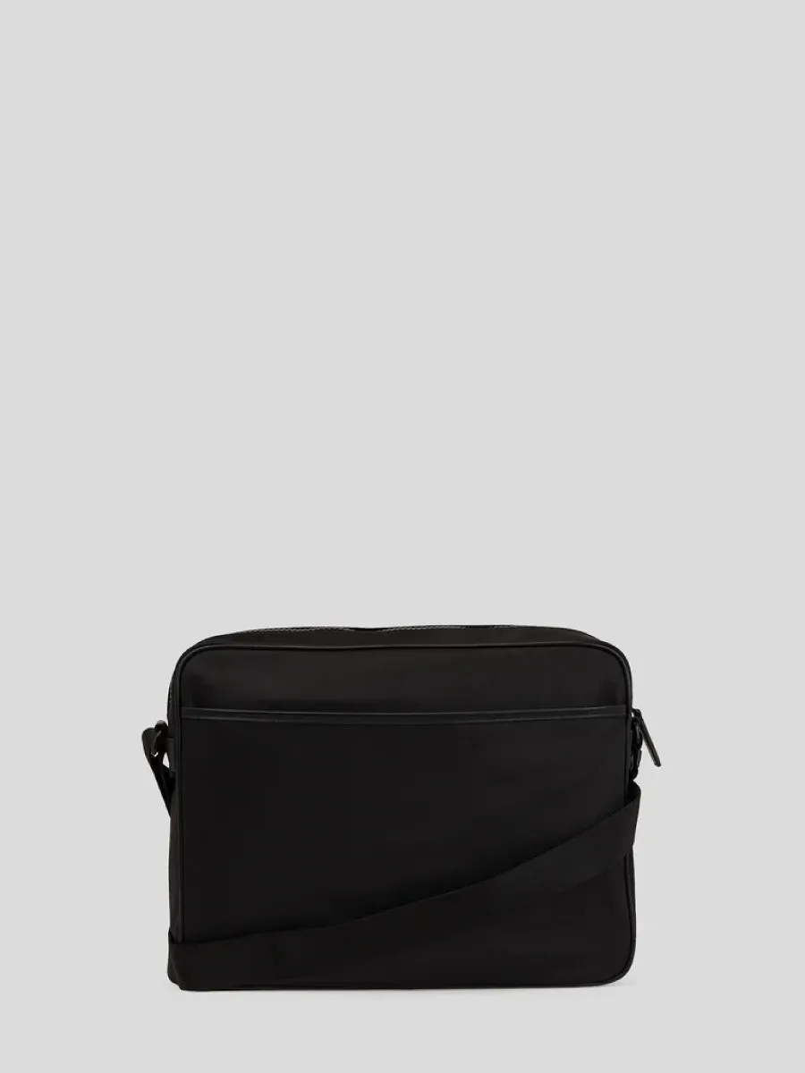 K/IKONIK NYLON FLAT CROSSBODY BAG