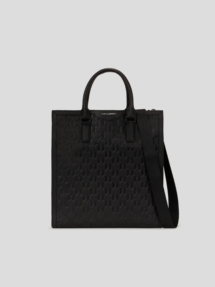 K/LOOM LEATHER TOTE BAG