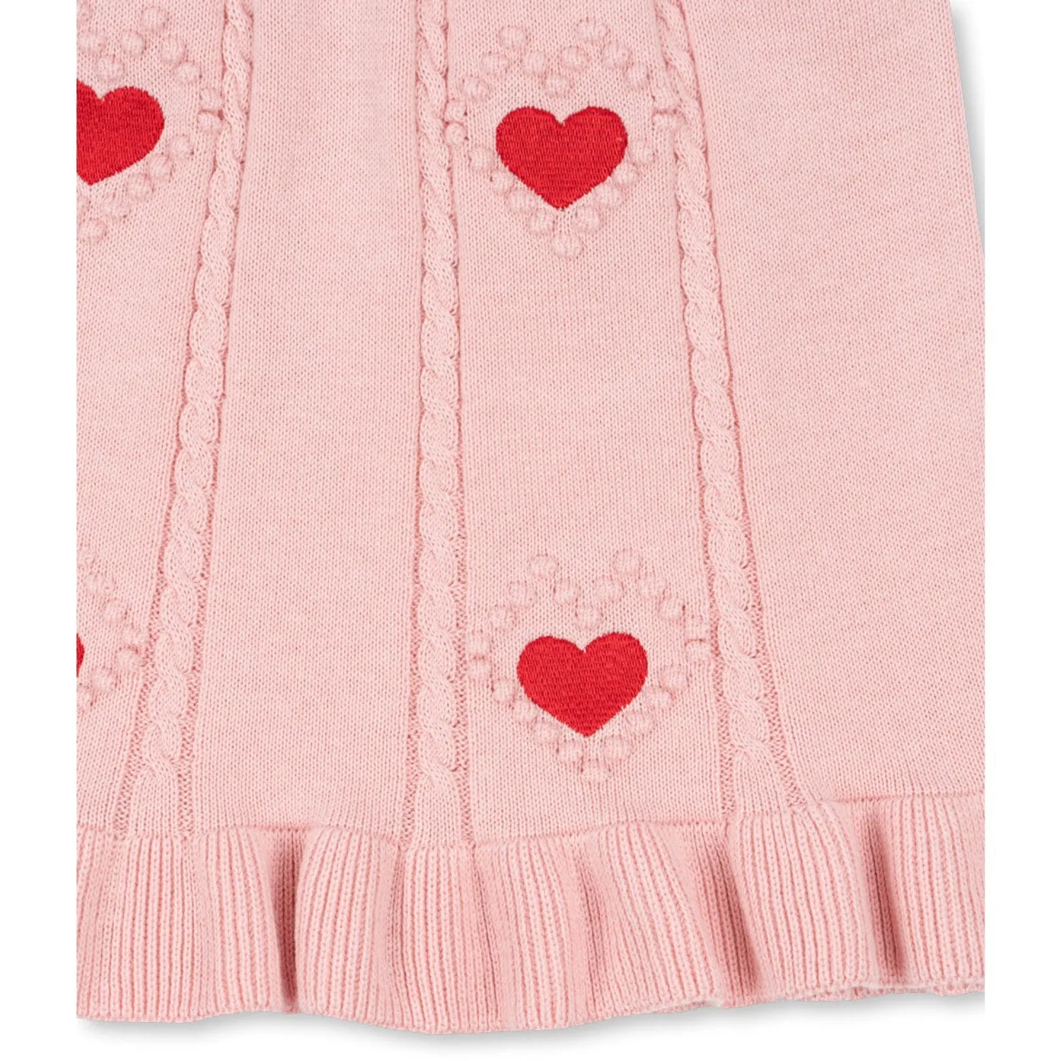 Konges Sljd Silver Pink Soleil Knit Skirt Gots