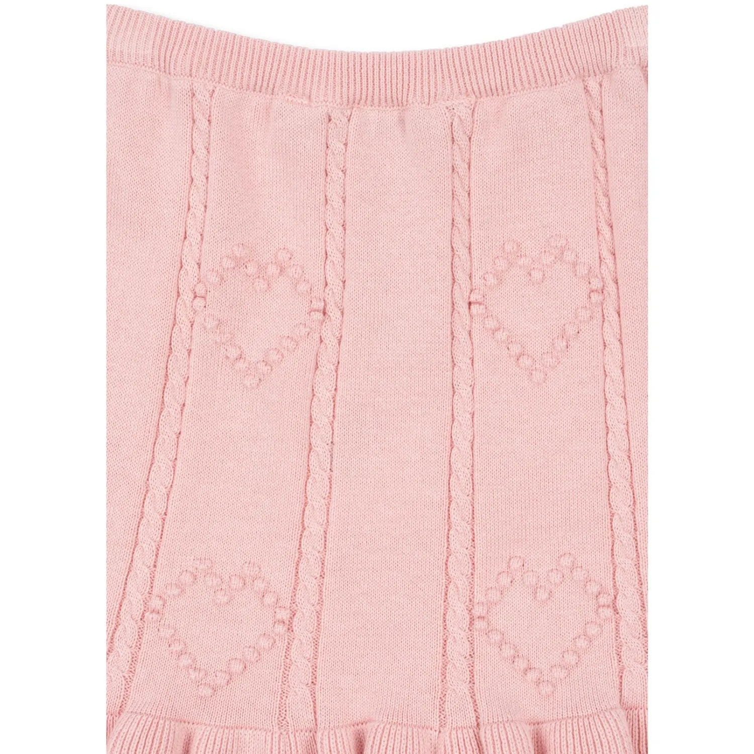 Konges Sljd Silver Pink Soleil Knit Skirt Gots