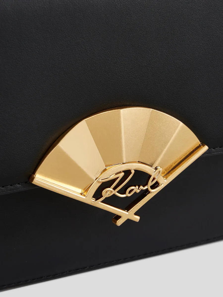 K/SIGNATURE FAN MEDIUM CROSSBODY BAG