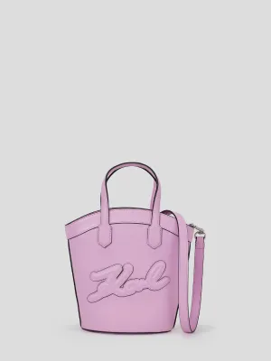 K/SIGNATURE TULIP SMALL TOTE BAG