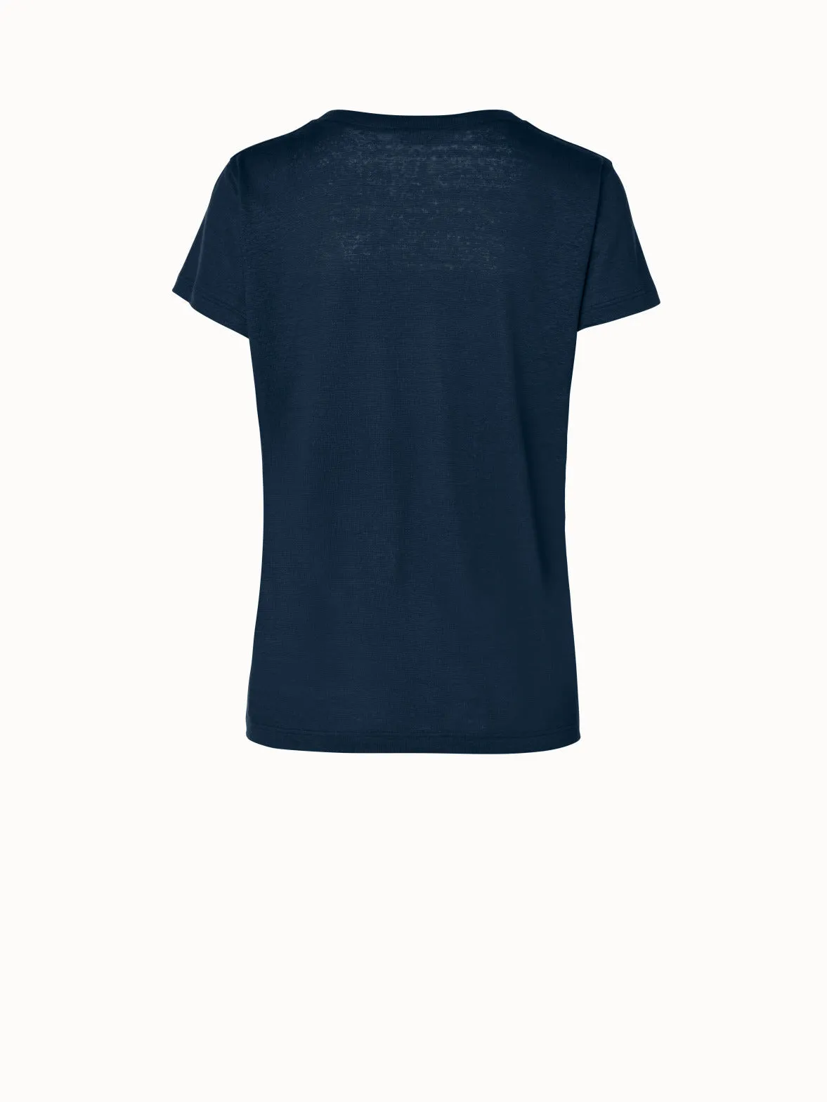 Linen Jersey T-Shirt Akris
