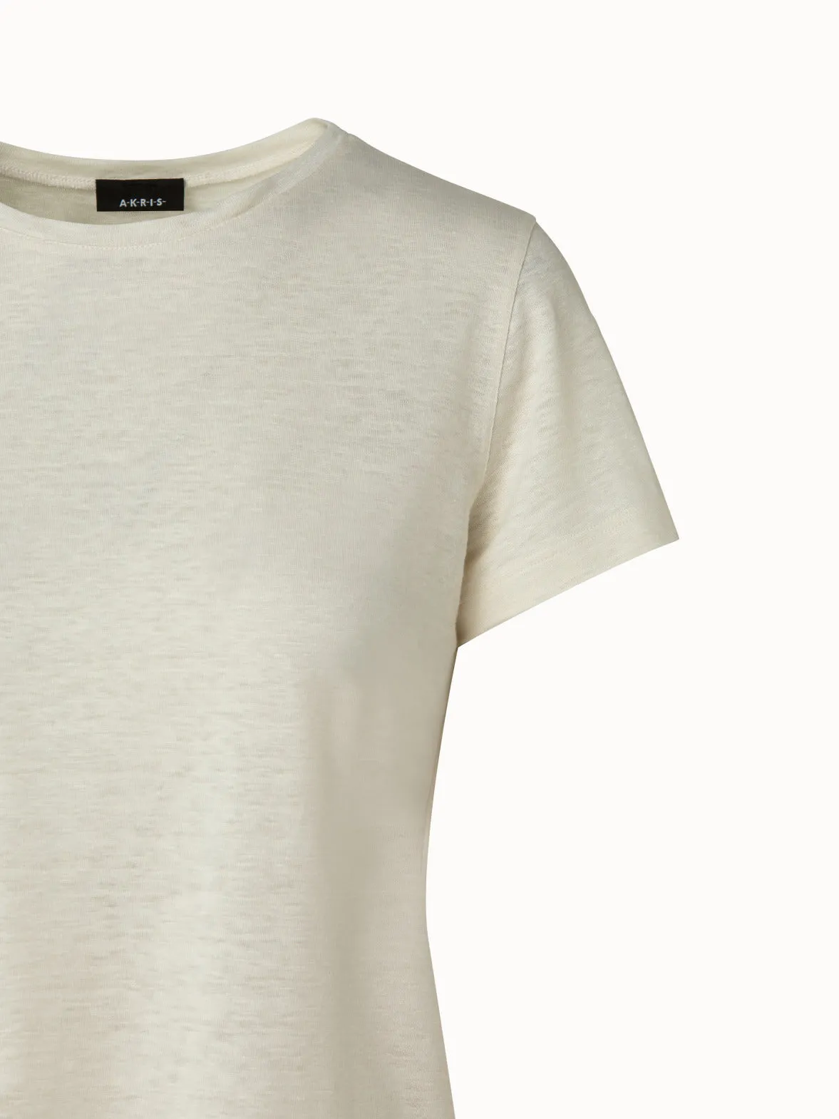 Linen Jersey T-Shirt Akris