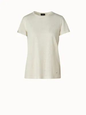 Linen Jersey T-Shirt Akris