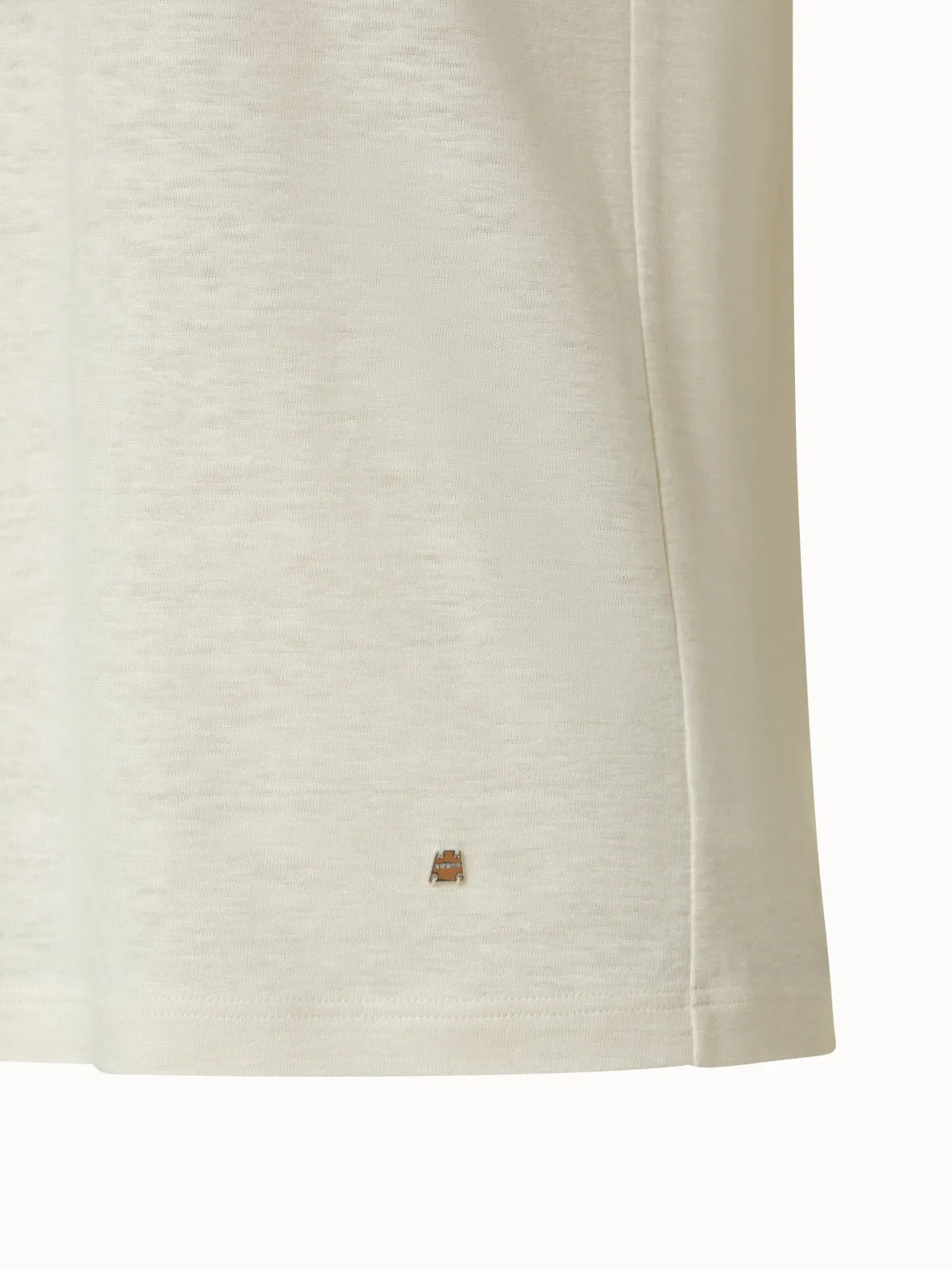 Linen Jersey T-Shirt Akris