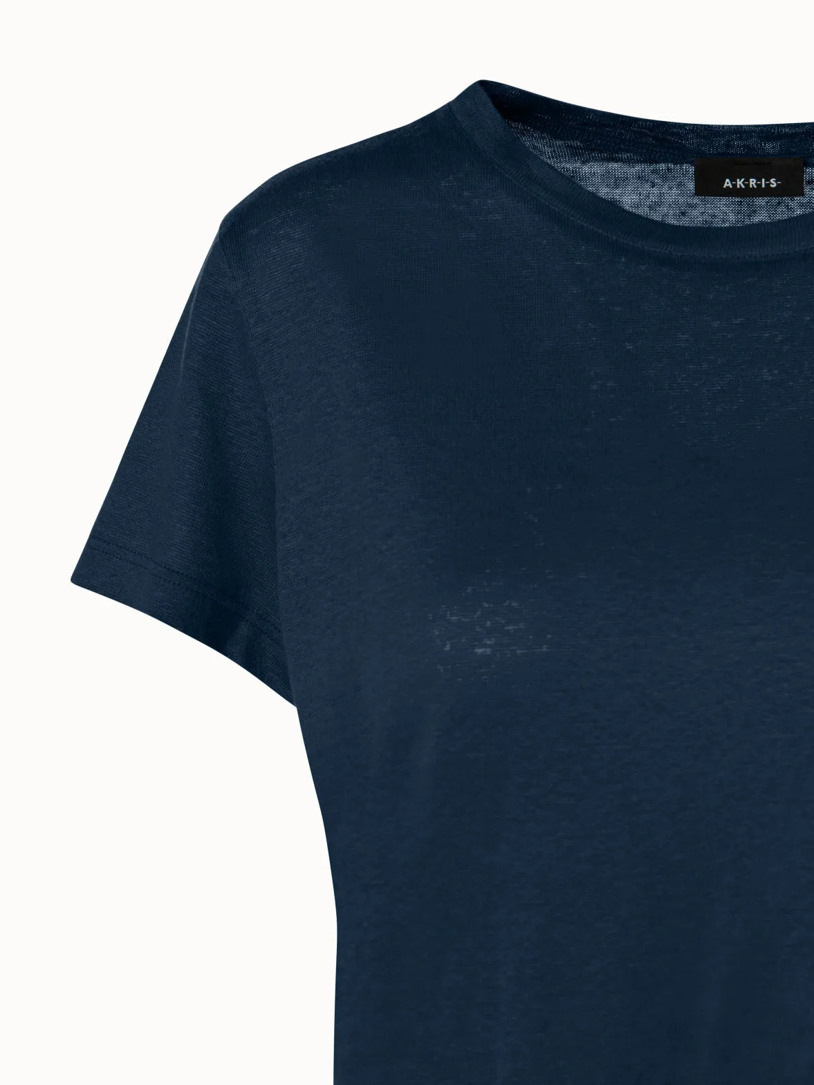 Linen Jersey T-Shirt Akris