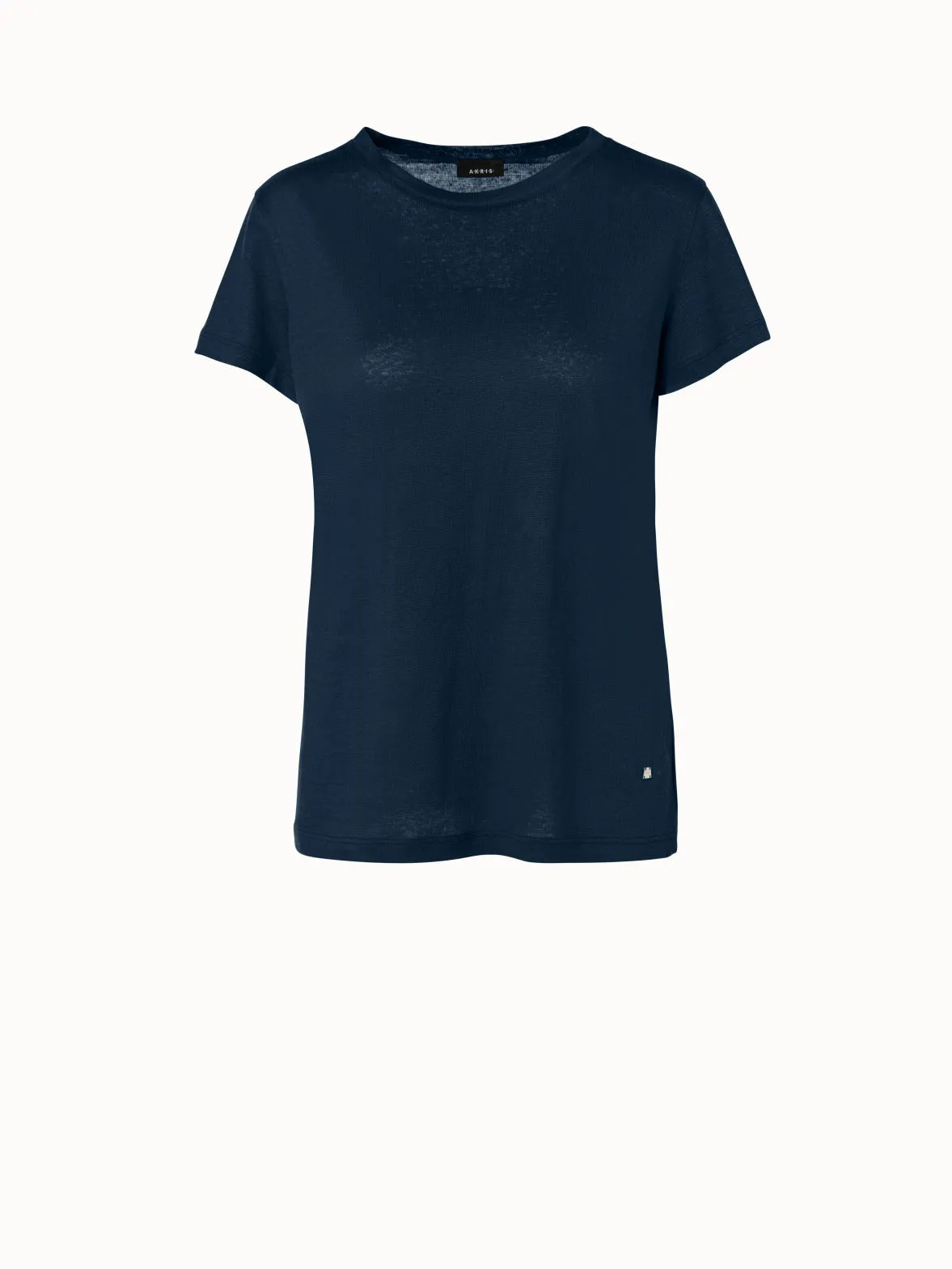Linen Jersey T-Shirt Akris