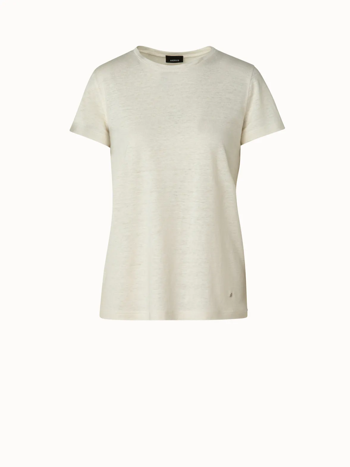 Linen Jersey T-Shirt Akris