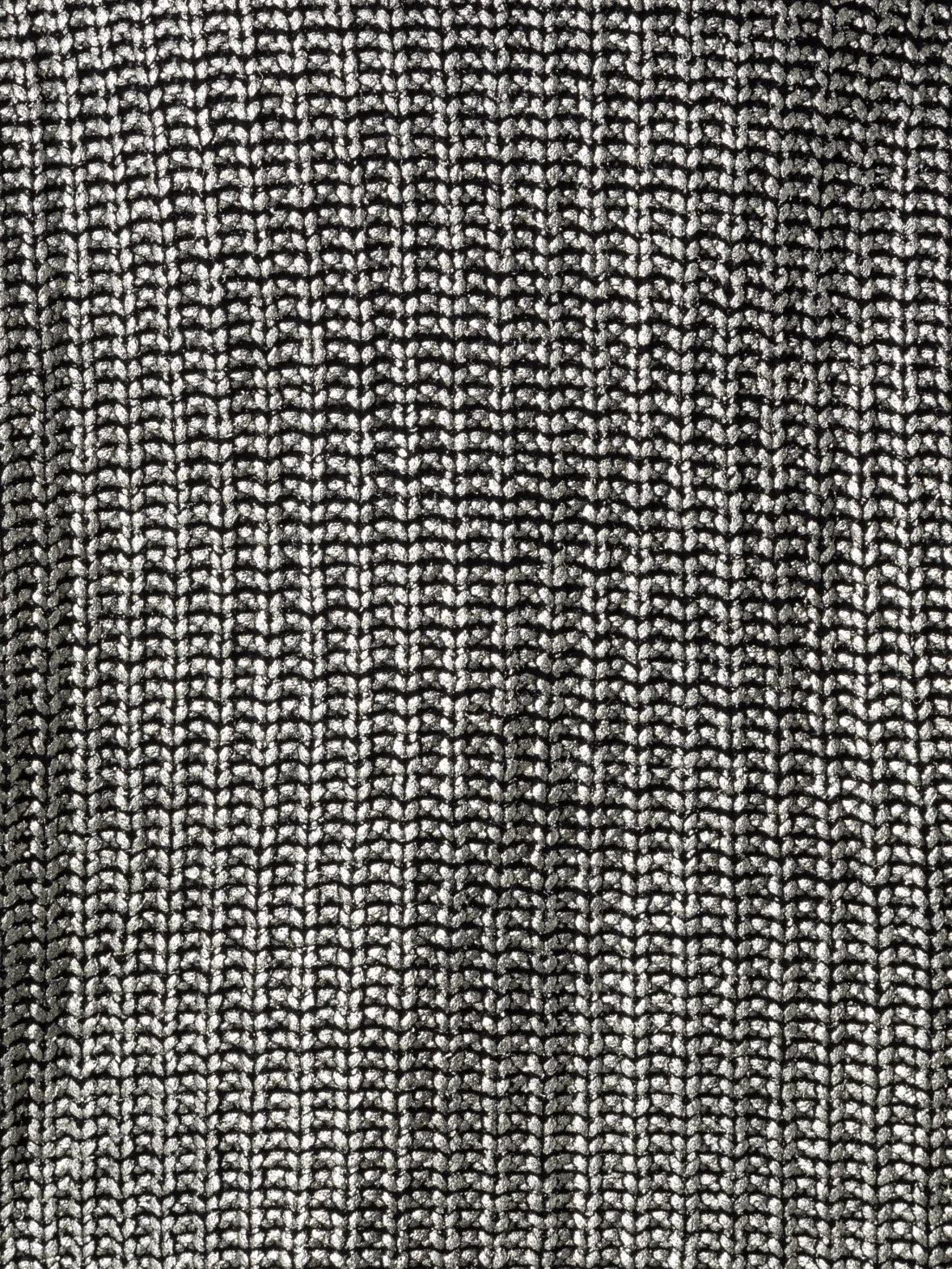 Long Chunky Laminated Cashwool Knit Sweater Akris