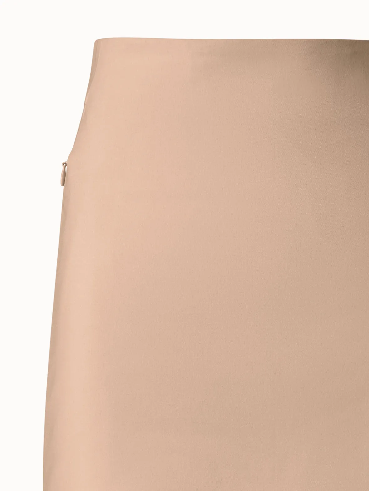 Long Pencil Skirt in Cotton Double-Face Akris
