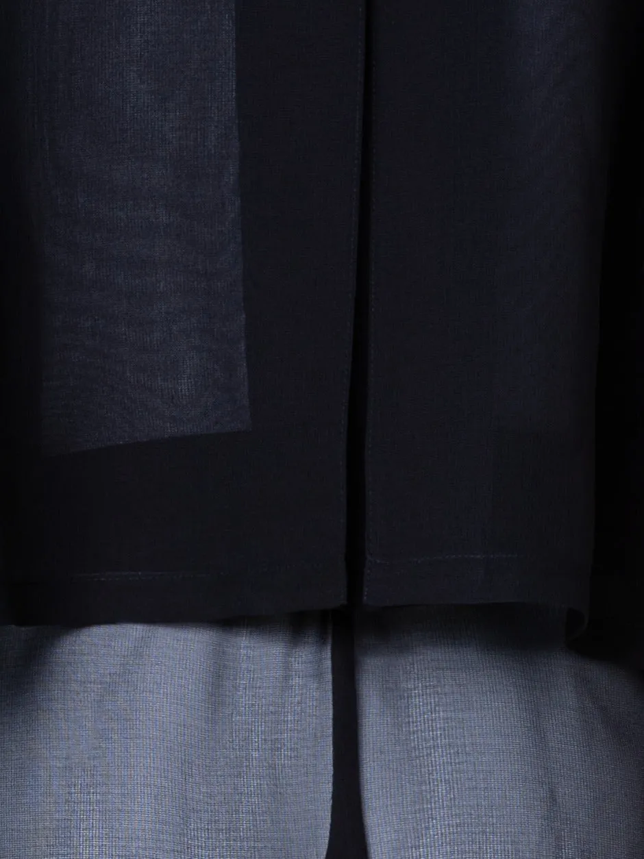Long Trench Coat in Silk Akris