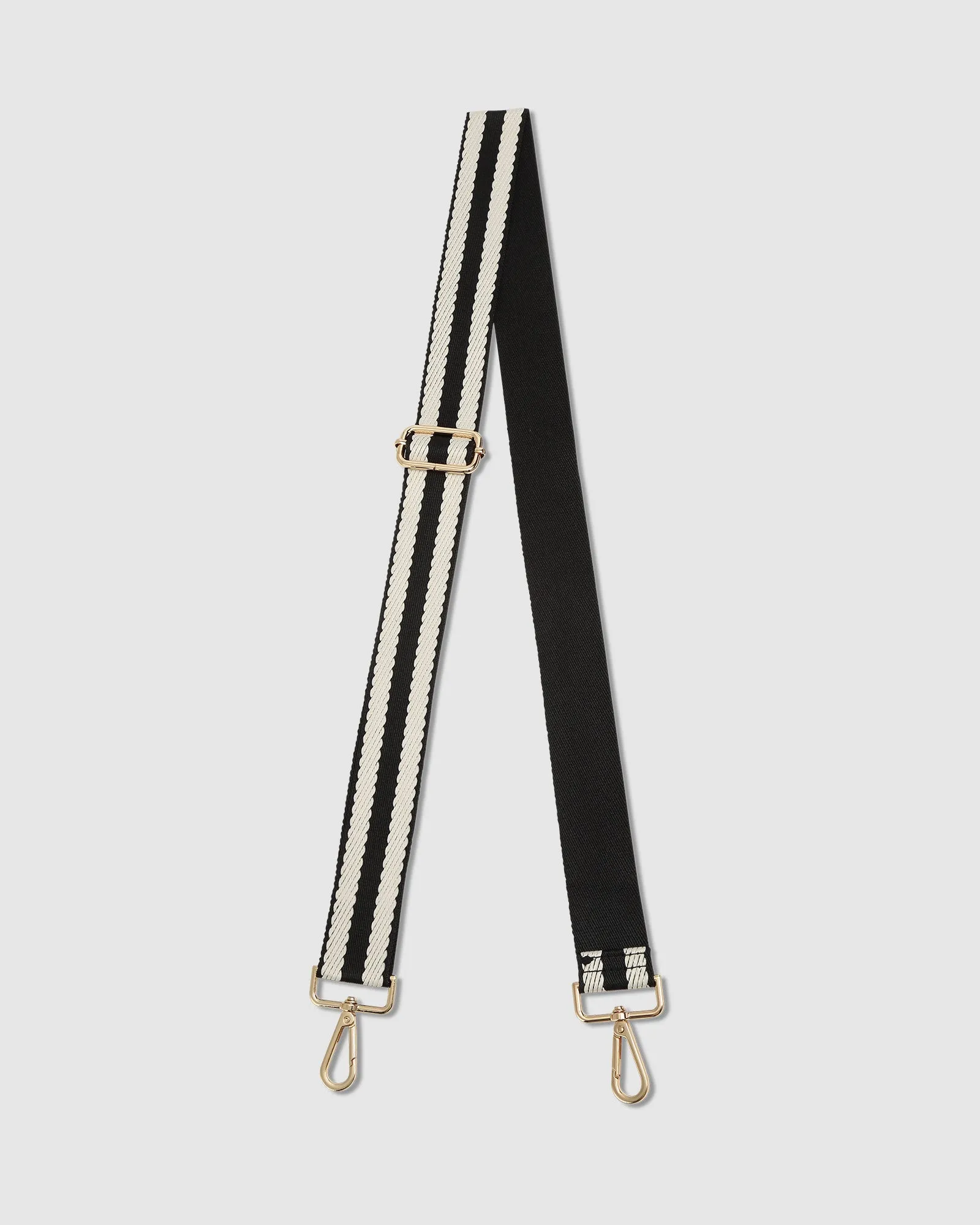 Louenhide Daisy Stripe Crossbody Bag Black