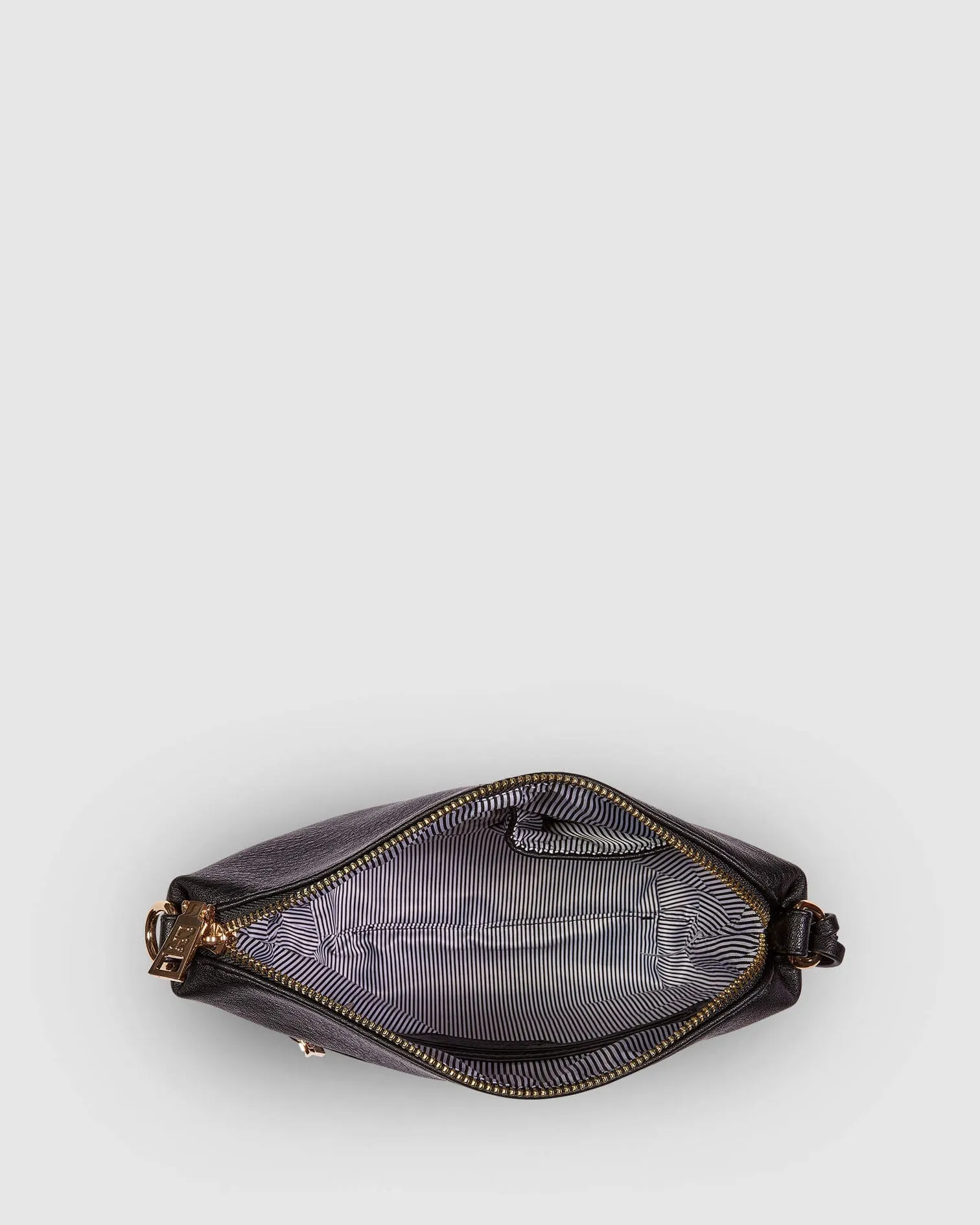 Louenhide Daisy Stripe Crossbody Bag Black