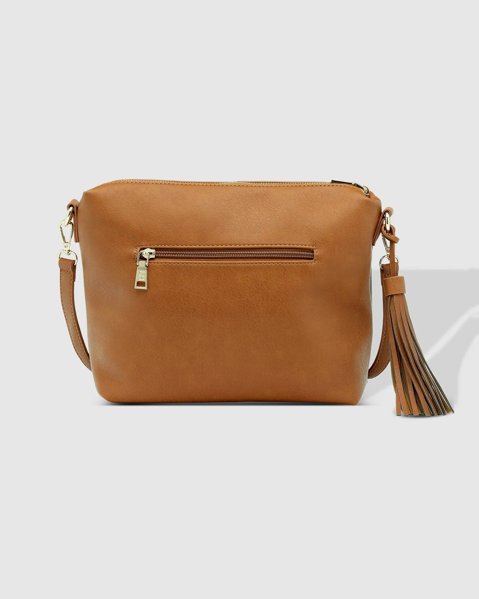 Louenhide Daisy Stripe Crossbody Bag Tan