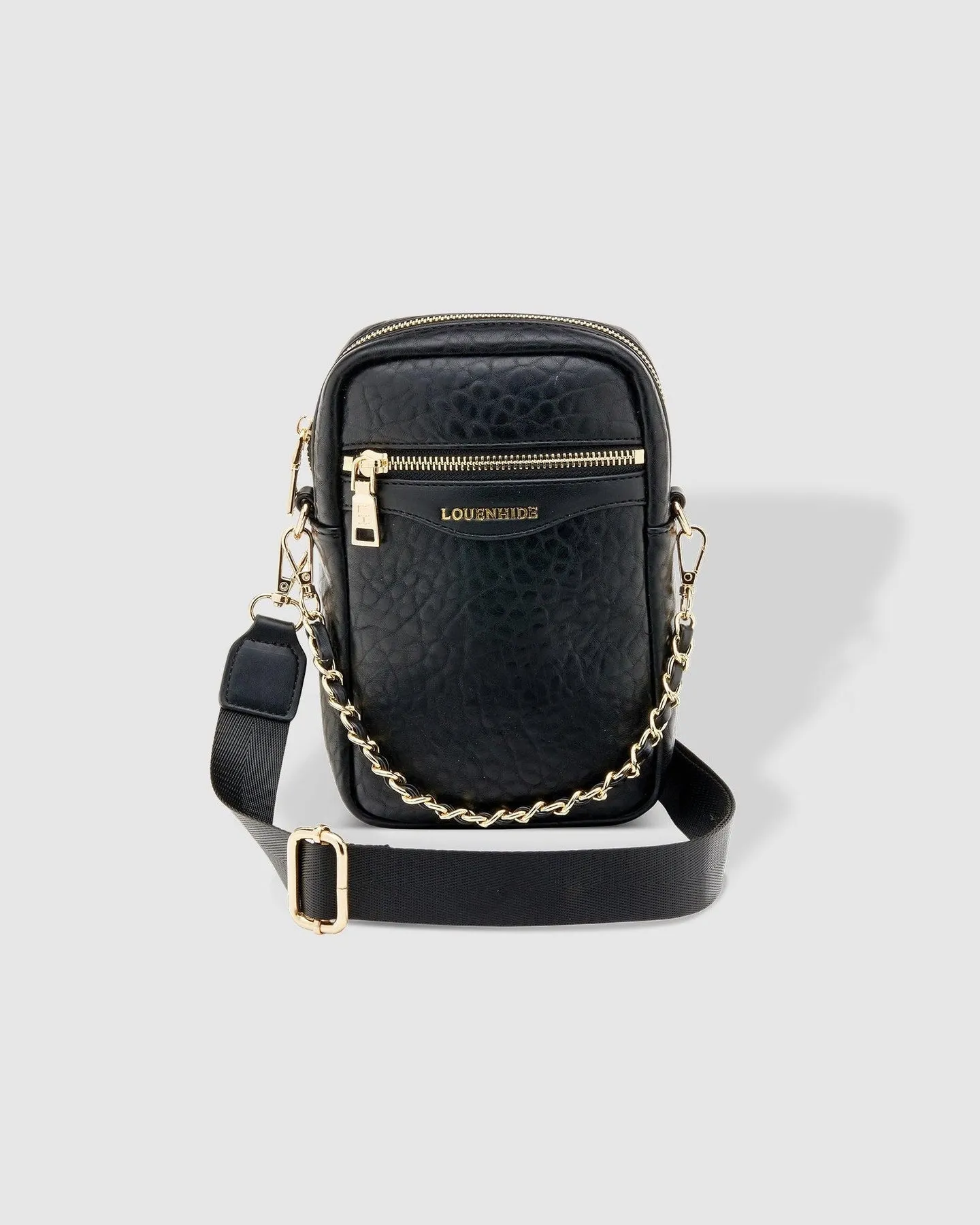 Louenhide Frankie Phone Crossbody Bag Black
