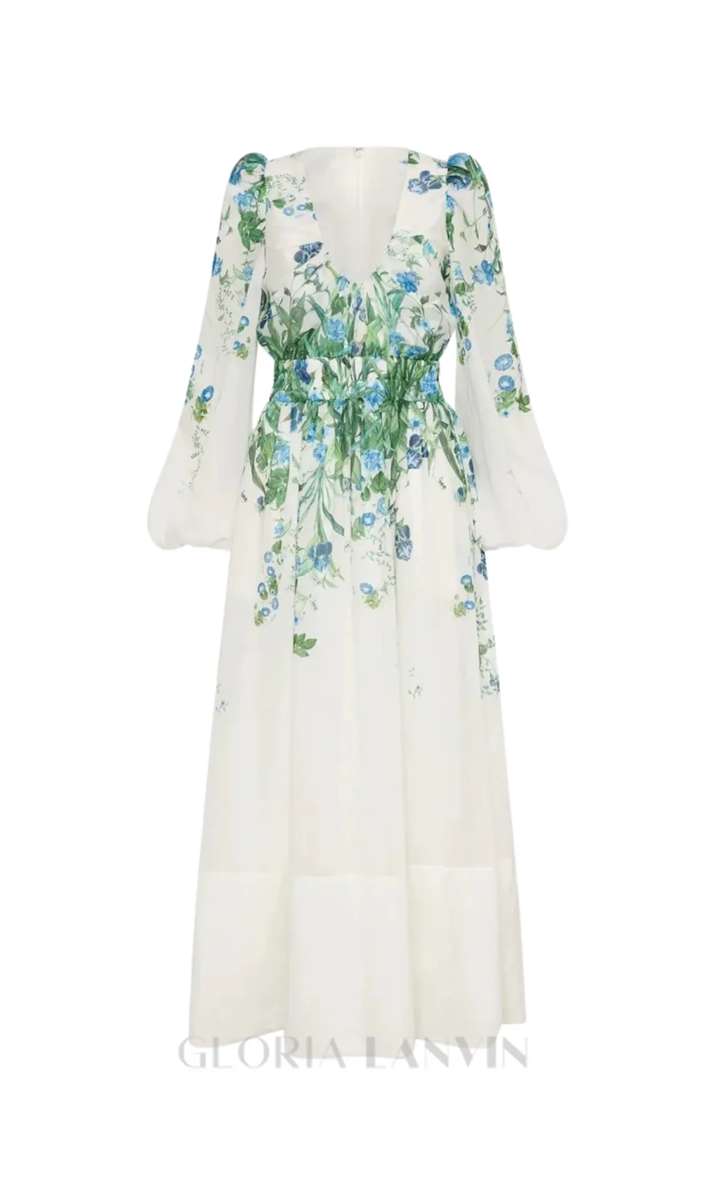 MADRID FLORAL PRINT MIDI DRESS Gloria Lanvin