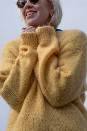 Maison Anje Beryton Uni Ochre Pullover