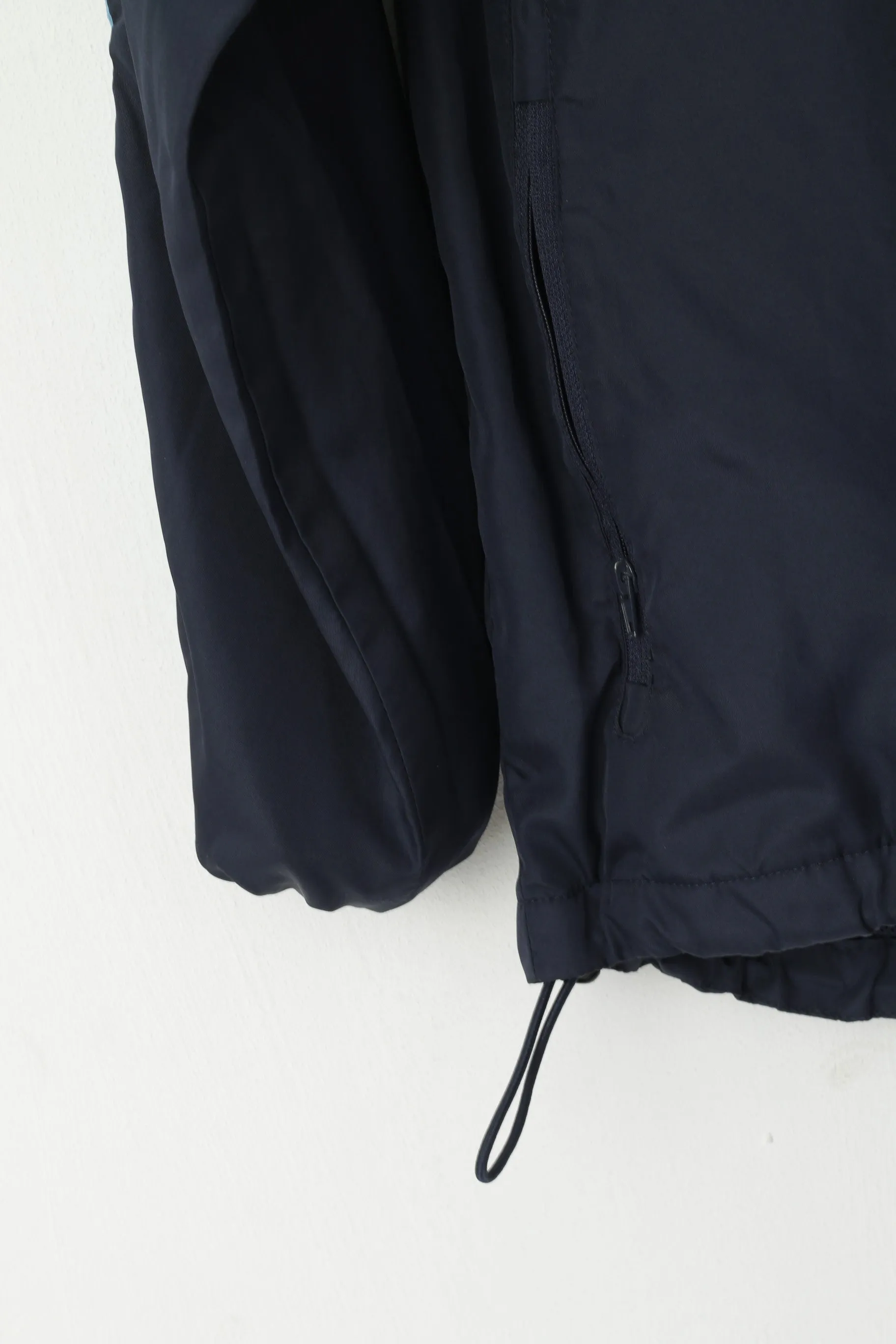 Masita Men S Jacket Navy Walton North End Football Hidden Hood Activewear Top