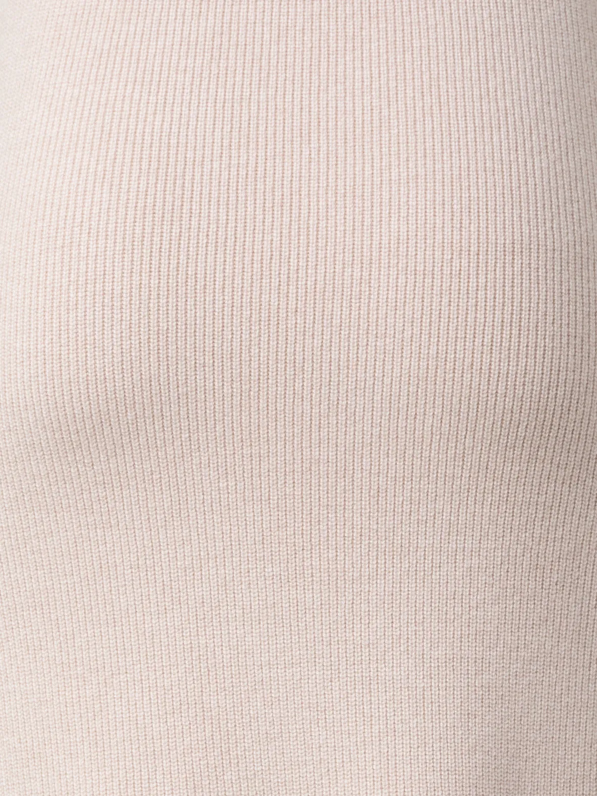 Midi Knit Skirt in Ribbed Cashmere Akris