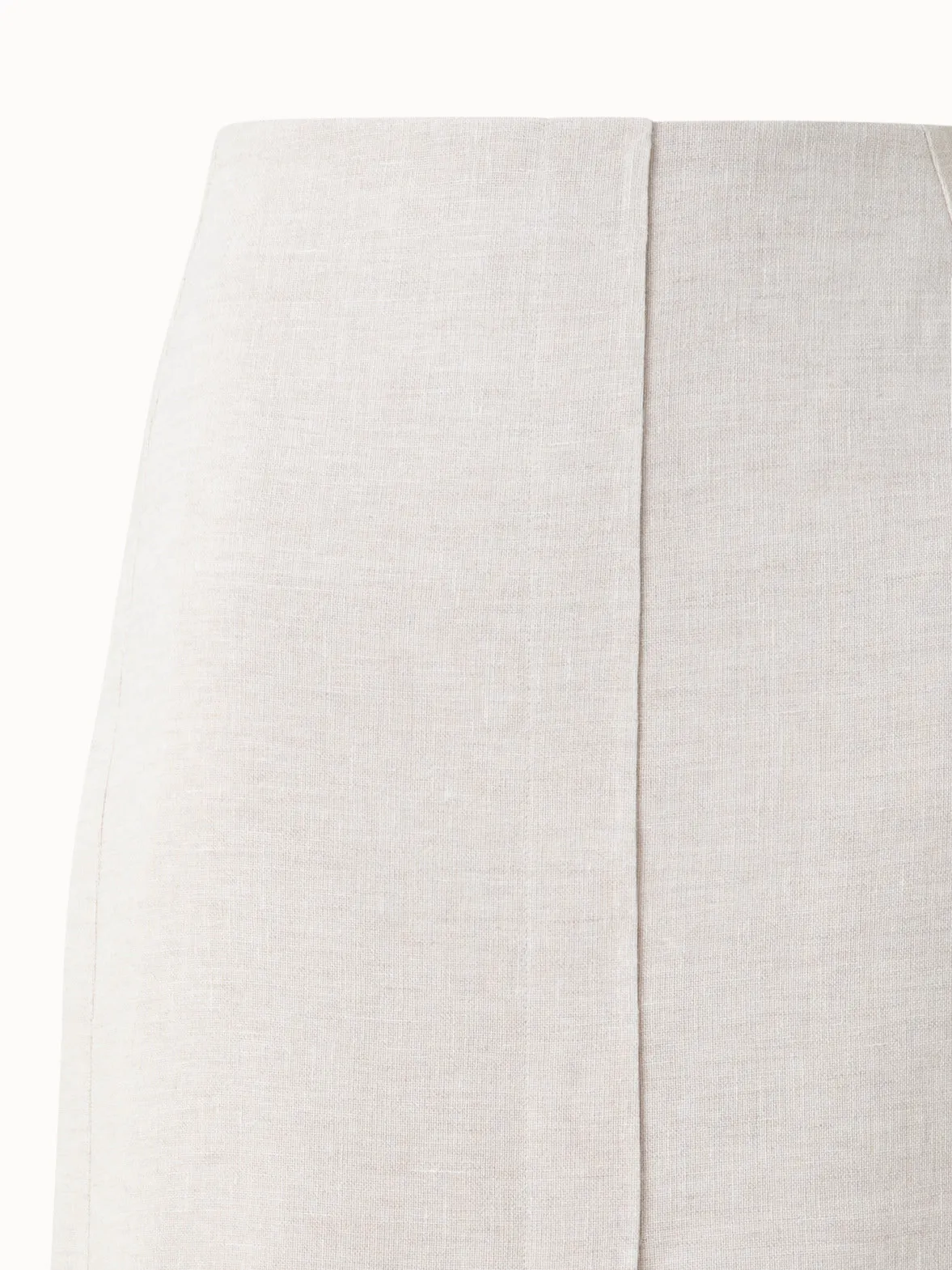Midi Skirt in Linen Double-Face Akris