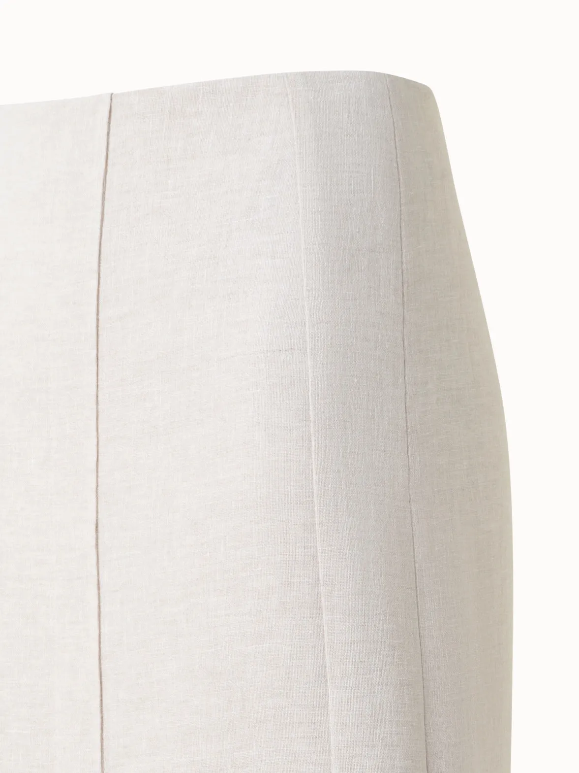 Midi Skirt in Linen Double-Face Akris