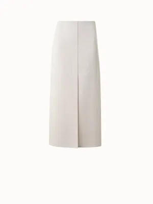 Midi Skirt in Linen Double-Face Akris