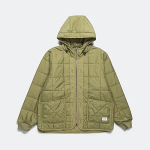Military Hooded Liner Jacket - Moss Green