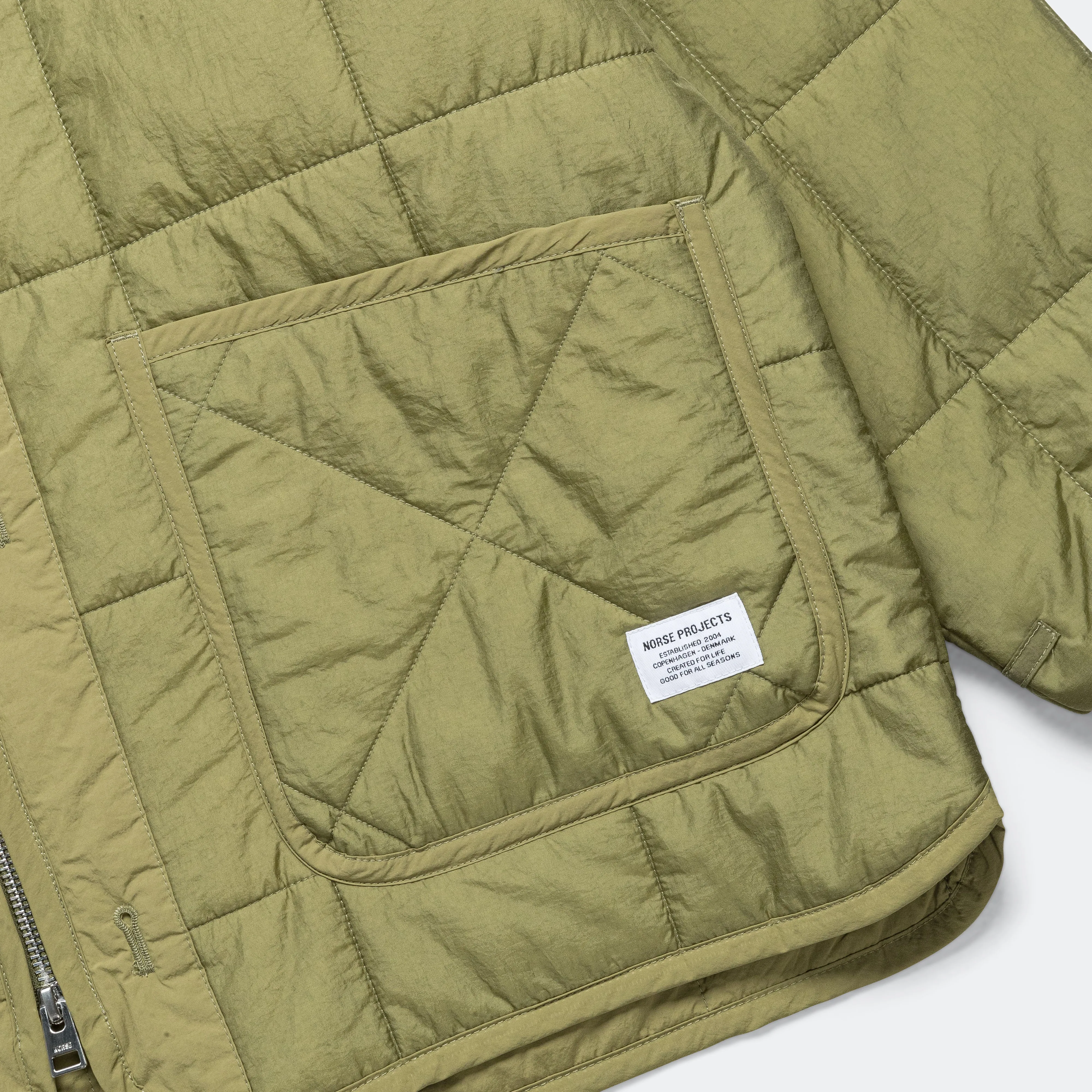 Military Liner Jacket - Moss Green