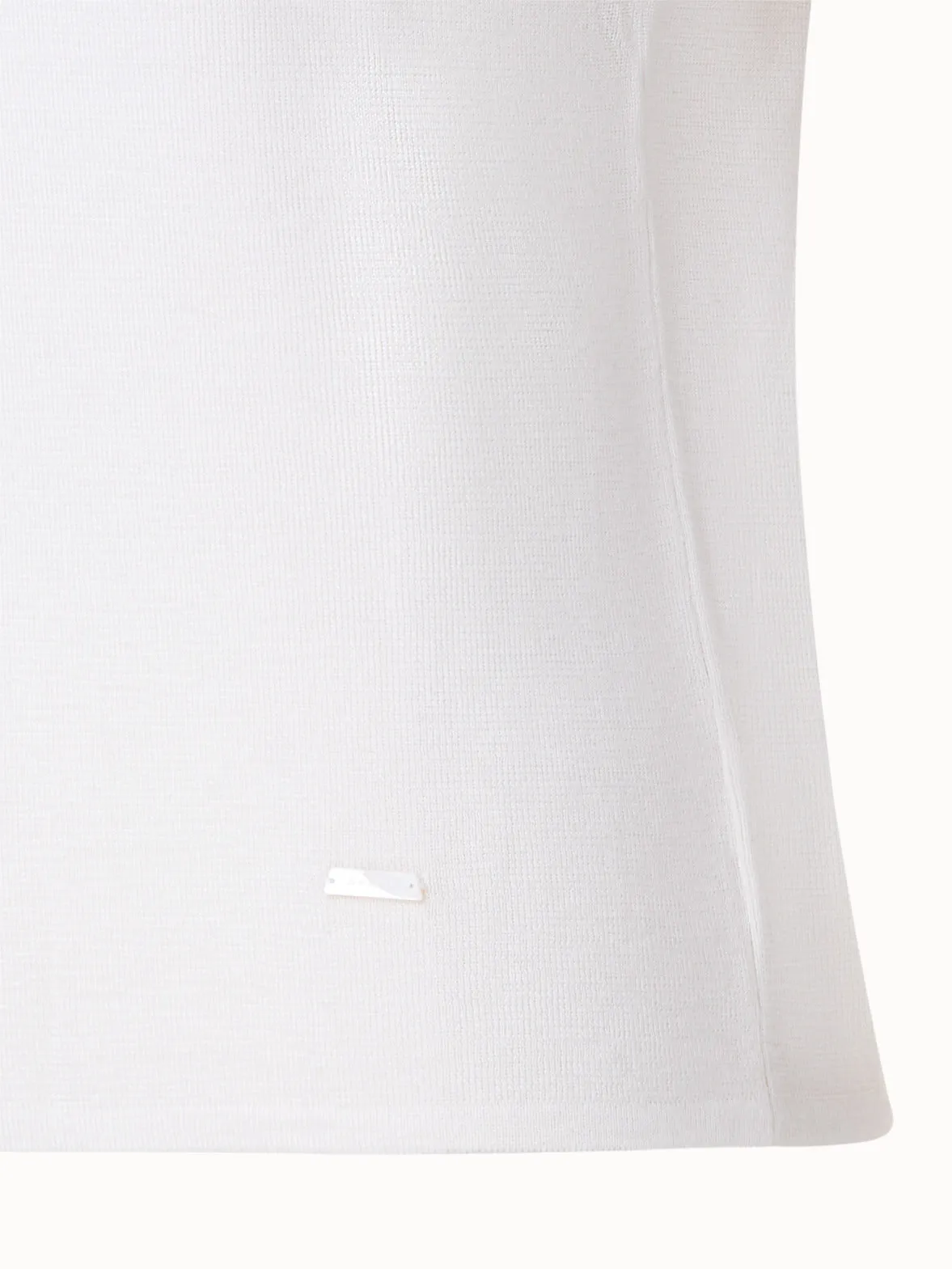 Mock Neck Knit Pullover in Cashmere and Silk Akris