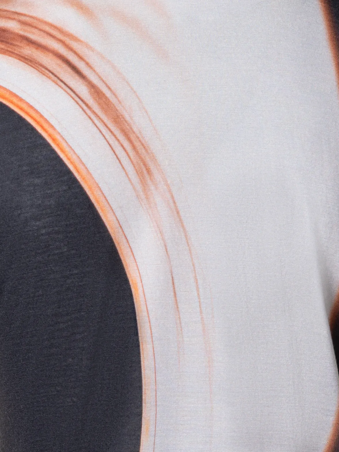 Mock Neck Top with Mocca Loop Print Akris