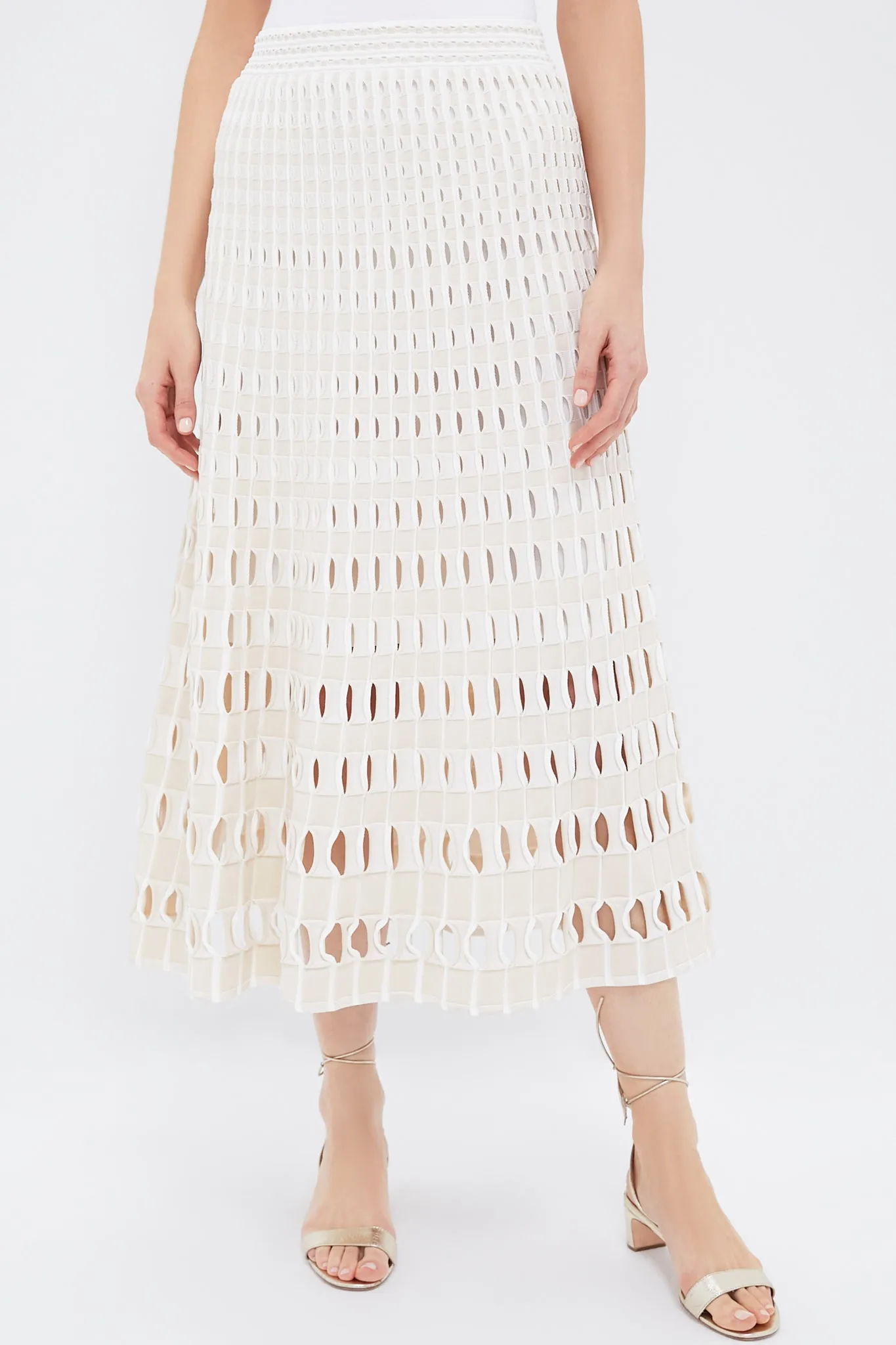 Multi Sand Larken Midi Skirt