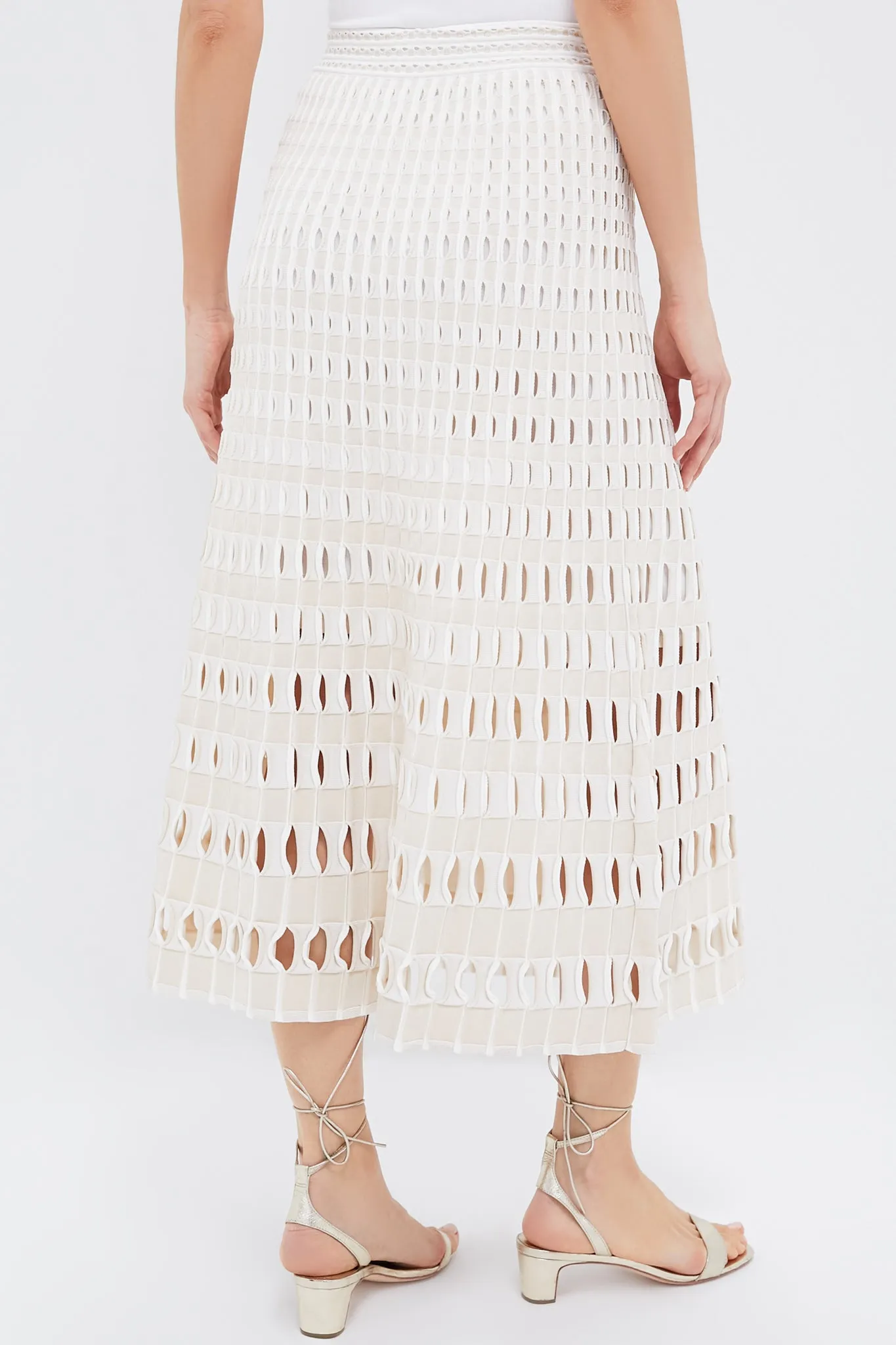 Multi Sand Larken Midi Skirt