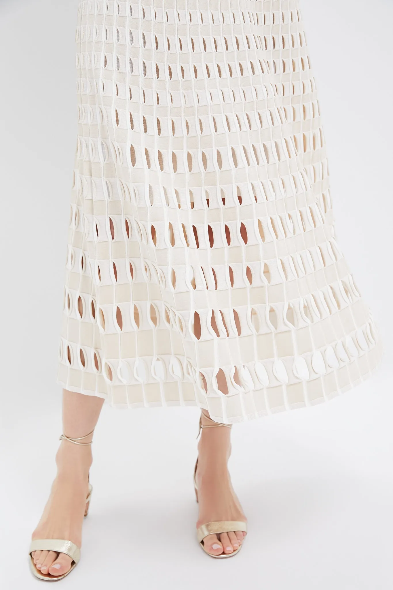 Multi Sand Larken Midi Skirt