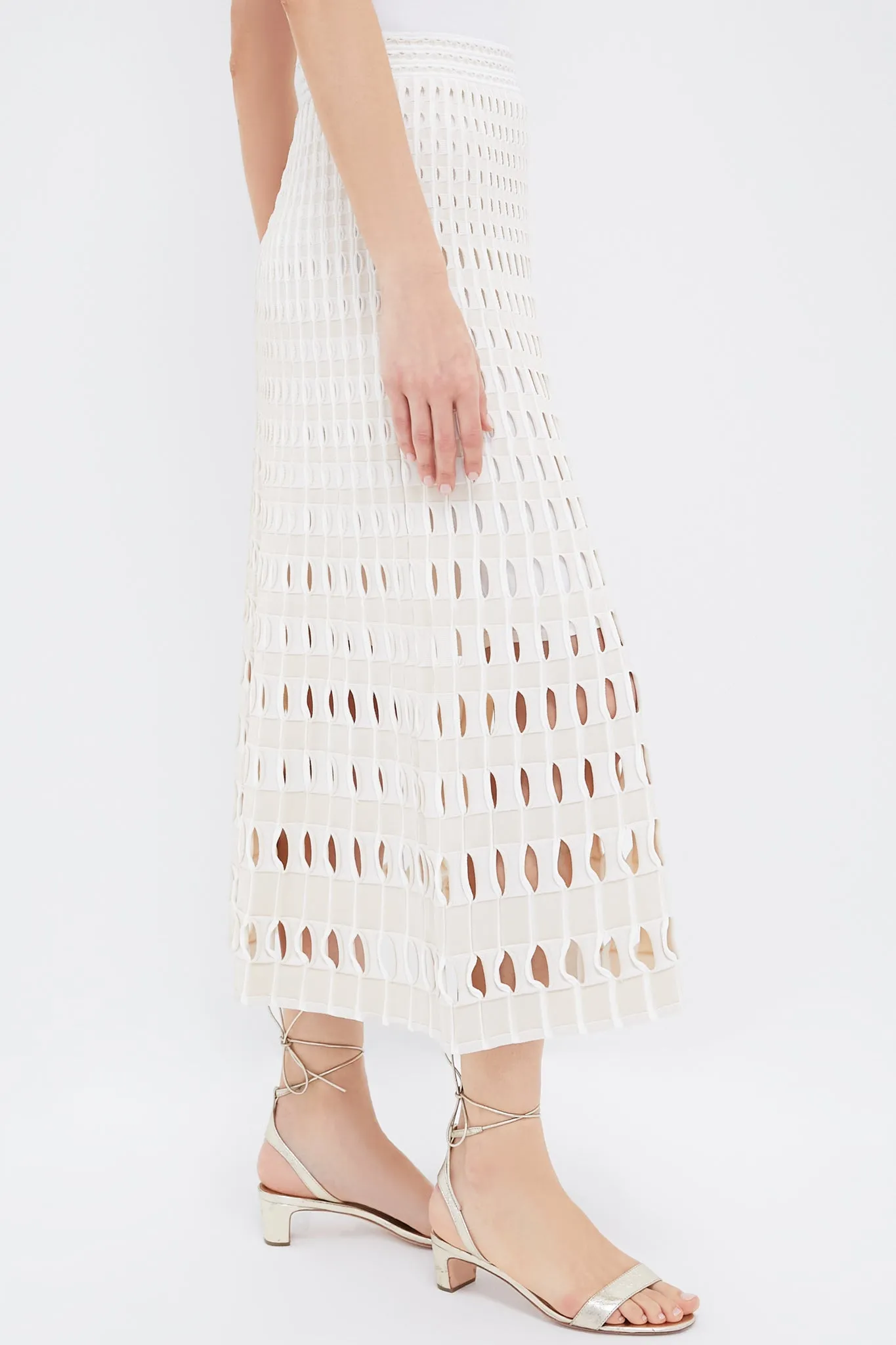Multi Sand Larken Midi Skirt