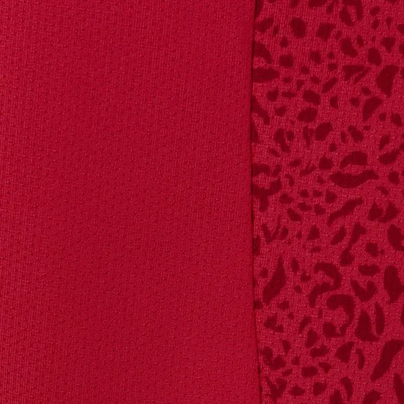 New Dunning Fallow Ventilated Performance Long Sleeve Golf Top - Dahlia MSP$98