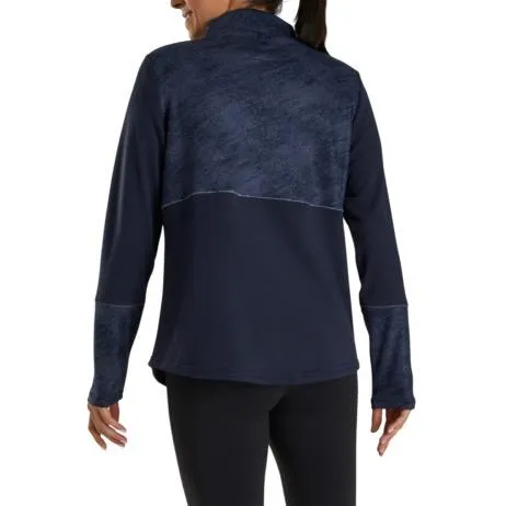 New Footjoy Women's Navy Half Zip Golf Pullover Size L MSP$95