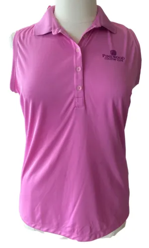 New Nike Tour Performance Violet Sleeveless Polo w/ Logo Size XL. MSP$55