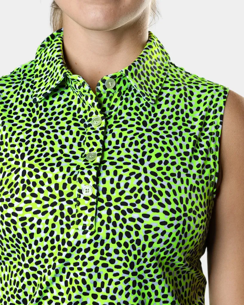 New Sunday Swagger Women's Poppy Sleeveless Golf Polo