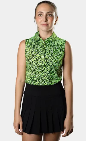 New Sunday Swagger Women's Poppy Sleeveless Golf Polo