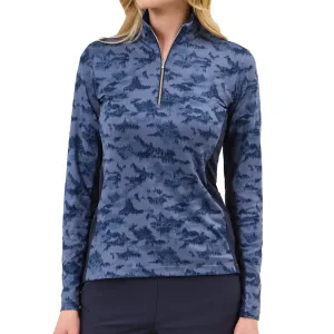 New Women's Dunning Tully Ventilated Long Sleeve Peformance Polo MSP$98
