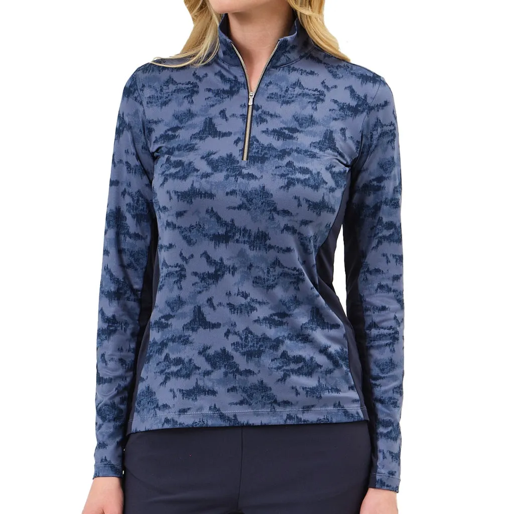 New Women's Dunning Tully Ventilated Long Sleeve Peformance Polo MSP$98