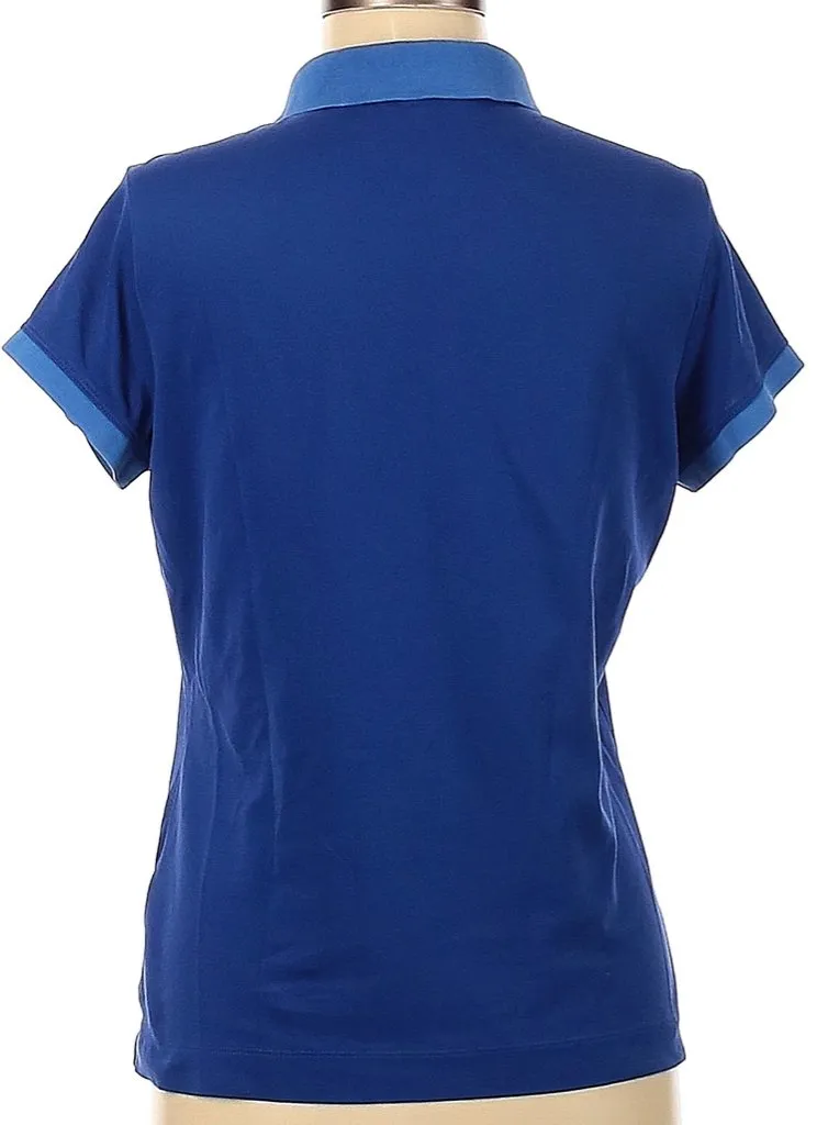 Nike Dri-Fit Royal Blue Golf Polo w/ Contrast Collar Size M. $60