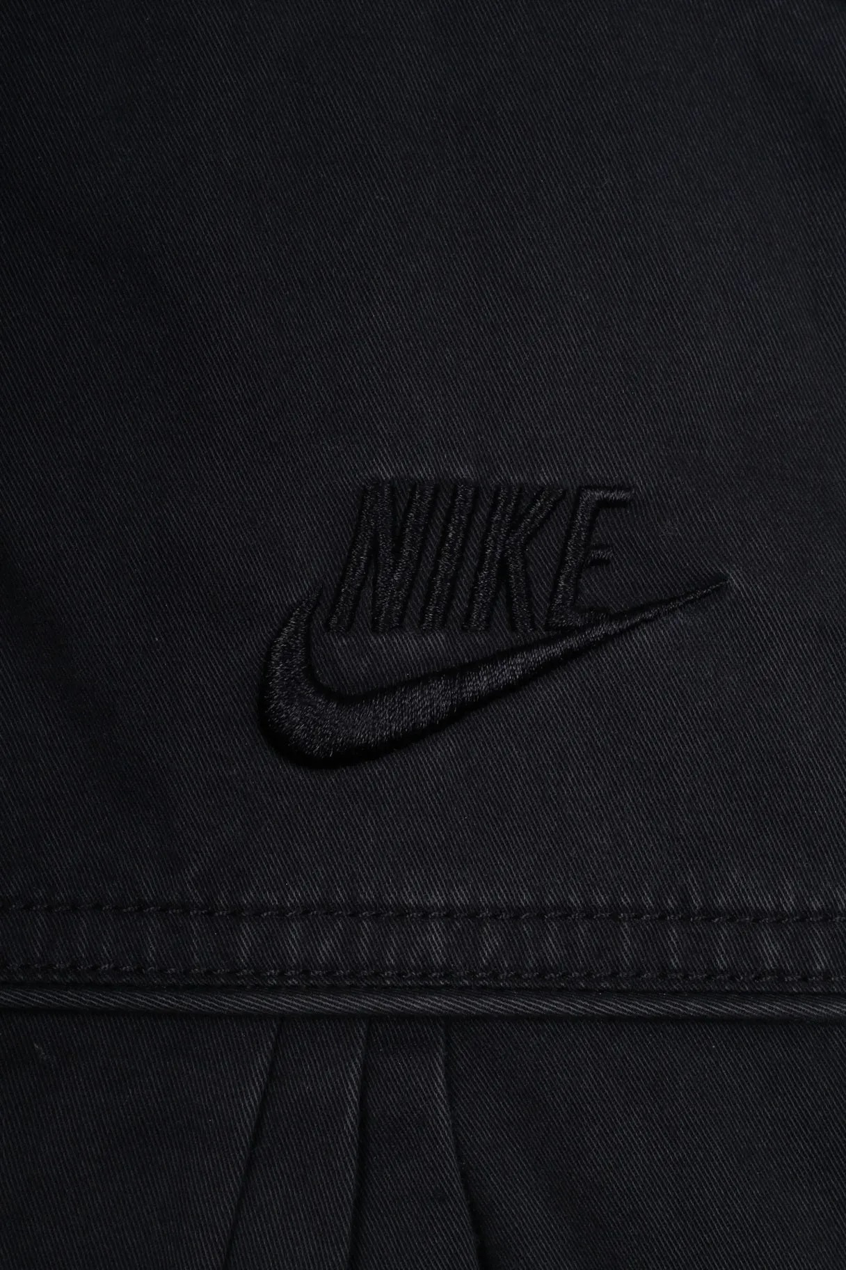 Nike Sportswear Womens L 14/16 Jacket Black Cotton Full Zipper Pocket
