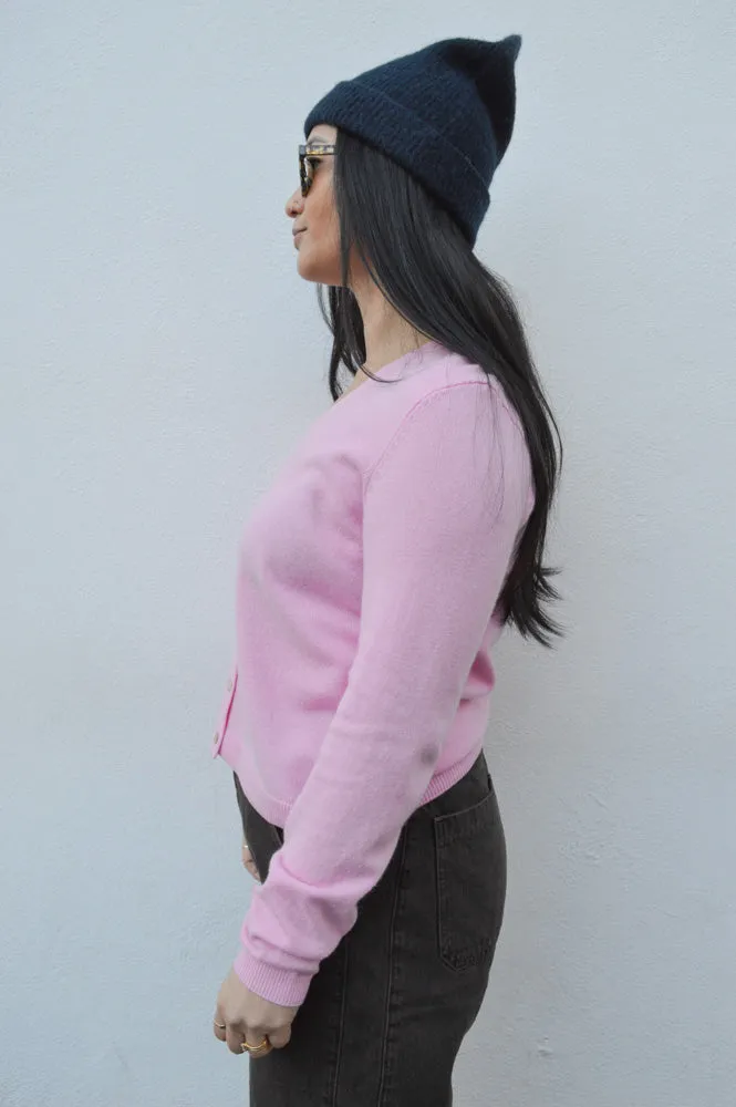 Numph Kasha Pink Cosmos Cardigan